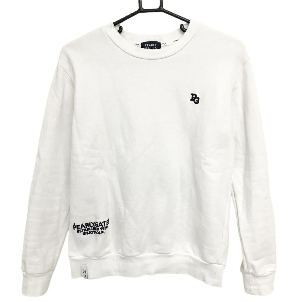 【美品】パーリーゲイツ トレーナー 白 35周年 ニコちゃん スウェット レディース 1(M) ゴルフウェア 2024年モデル PEARLY GATES 11,326円