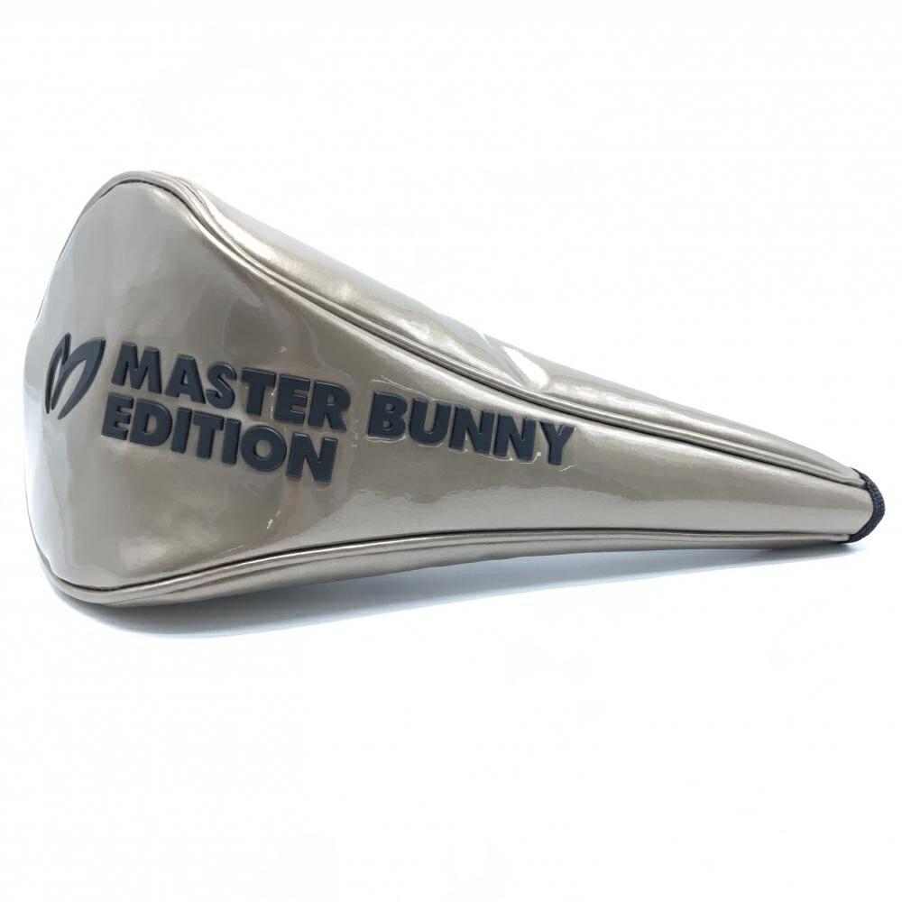 【未使用品】マスターバニー ヘッドカバー(DR) ゴールド×黒 ロゴ マグネット式 ゴルフ MASTER BUNNY EDITION