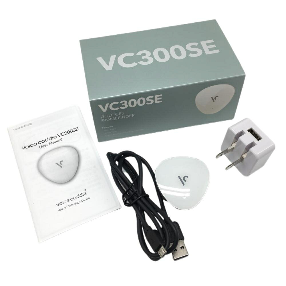 【美品】ボイスキャディ GPSゴルフナビ 白 VC300SE 通電確認済み ゴルフ VOICECADDIE