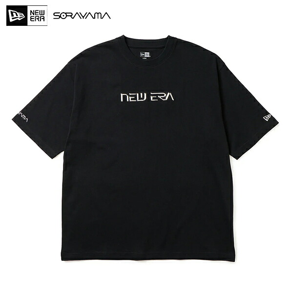 NEW ERA ニューエラ 14882383 半袖 オーバーサイズド コットン Tシャツ HAJIME SORAYAMA TPUロゴ ブラック