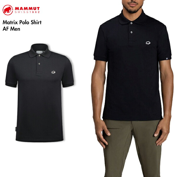 ［定番］MAMMUT マムート 1017-00402 行列 ポロ プルオーバー アジアン相応う Matrix Polo Shirt AF Men