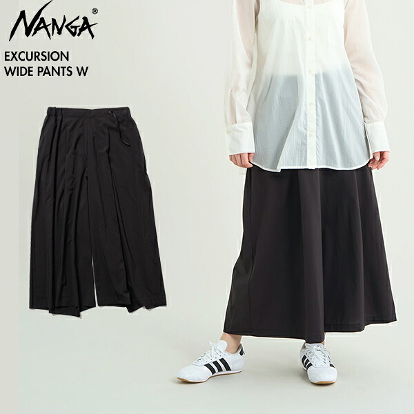[2026最新モデル]NANGA ナンガ N2501-1D409B エクスカーション ワイドパンツ ウィメンズ EXCURSION W｜ReOrg STORE