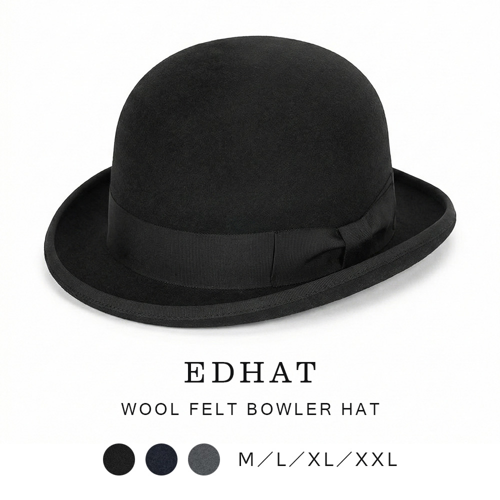 楽天市場】【ボーラーハット ウール フェルト EDHAT 日本製