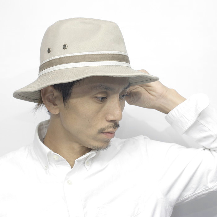 Stetson 秋 ステットソン コットン メンズ 帽子 つば広 ハット マニッシュ マニッシュ サンドベージュ 帽子 大きいサイズ 小さいサイズ 春 夏 秋 冬 一年中 帽子販売店ｒｅｐｒｅｓｓｉｏｎアメリカ老舗帽子メーカーstetsonの一年中ご利用頂けるシンプルなメンズ