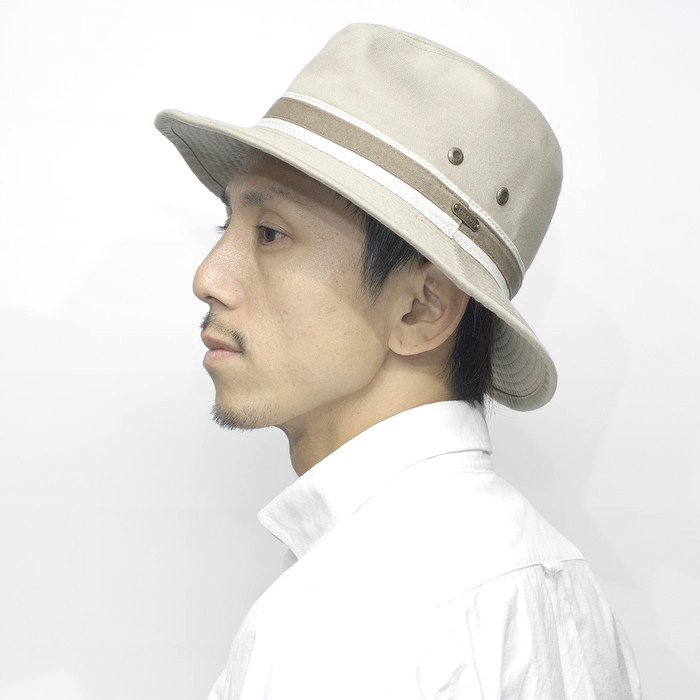 Stetson 秋 ステットソン コットン メンズ 帽子 つば広 ハット マニッシュ マニッシュ サンドベージュ 帽子 大きいサイズ 小さいサイズ 春 夏 秋 冬 一年中 帽子販売店ｒｅｐｒｅｓｓｉｏｎアメリカ老舗帽子メーカーstetsonの一年中ご利用頂けるシンプルなメンズ