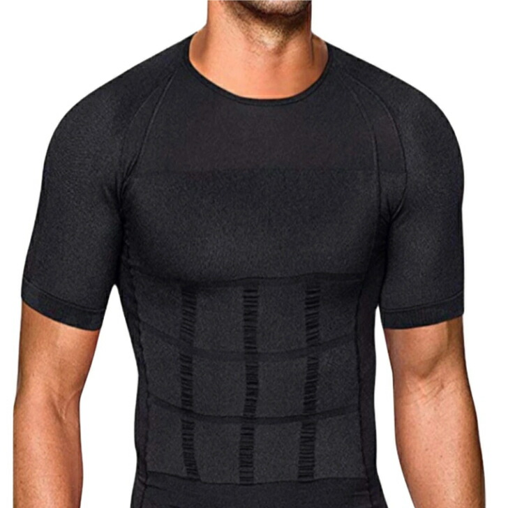 人気ブランド新作豊富 発汗 効果 サウナ Tシャツ ダイエット 半袖 シャツ 男性用 メンズ ウェア シェイパー インナー トレーニング スーツ  ベスト 体型 補正 加圧 着圧 ネコポス 封大