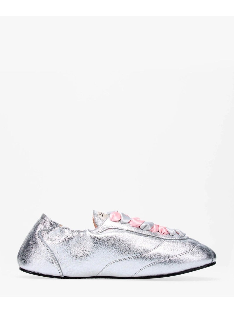 Tennis Silk スニーカー - FR大きさ Repetto レ愛玩動物 シューズ・靴 バレーシューズ しろがね色【貨物輸送無料】[ Fashion]
