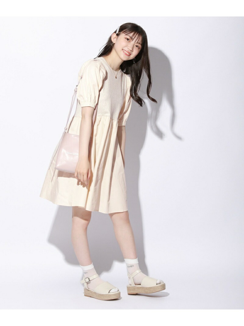 激安 超特価 K ソデパフキリカエop Repipi Armario レピピアルマリオ ワンピース キッズワンピース ホワイト ブラック Rakuten Fashion Cloud Nout Am