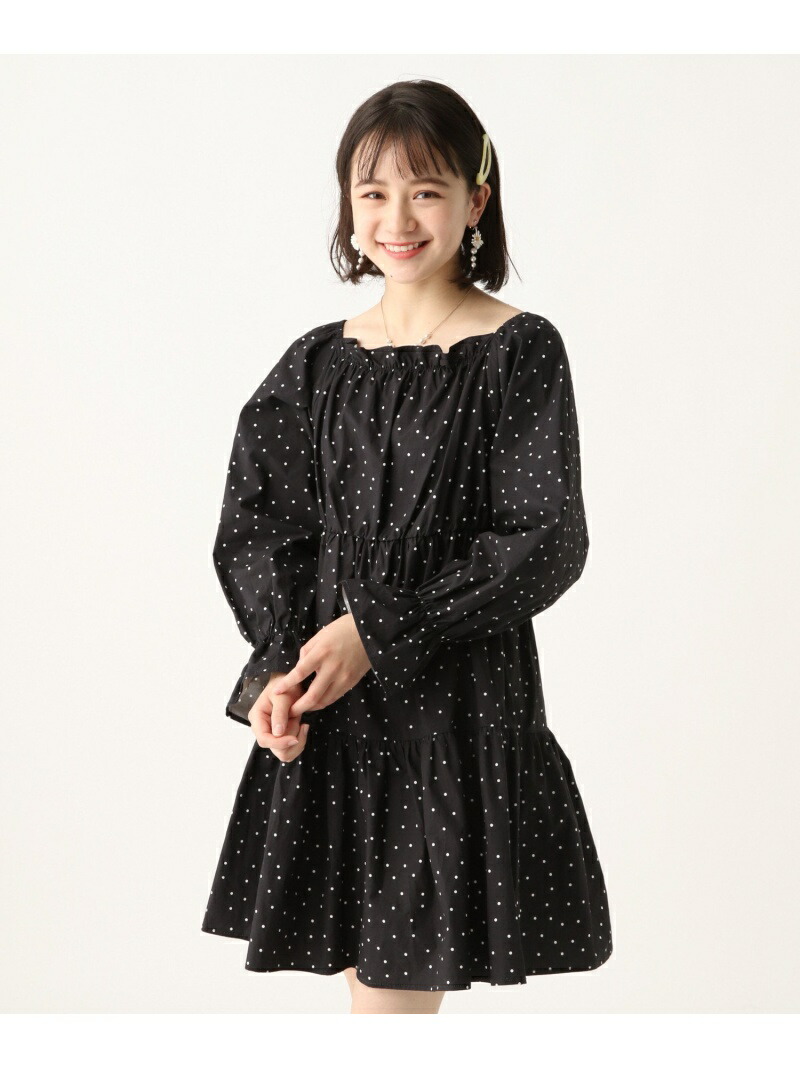 楽天市場 Sale 50 Off Y4 ティアードop Repipi Armario レピピアルマリオ ワンピース キッズワンピース ブラック ブルー Rba E Rakuten Fashion Repipi Armario