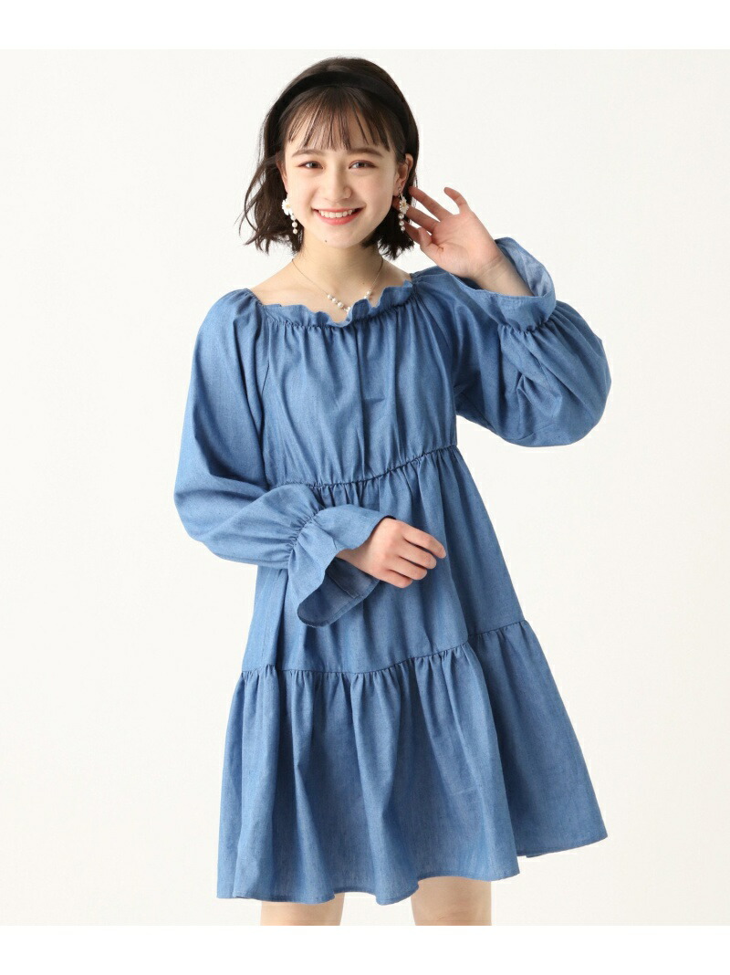 楽天市場 Sale 50 Off Y4 ティアードop Repipi Armario レピピアルマリオ ワンピース キッズワンピース ブラック ブルー Rba E Rakuten Fashion Repipi Armario