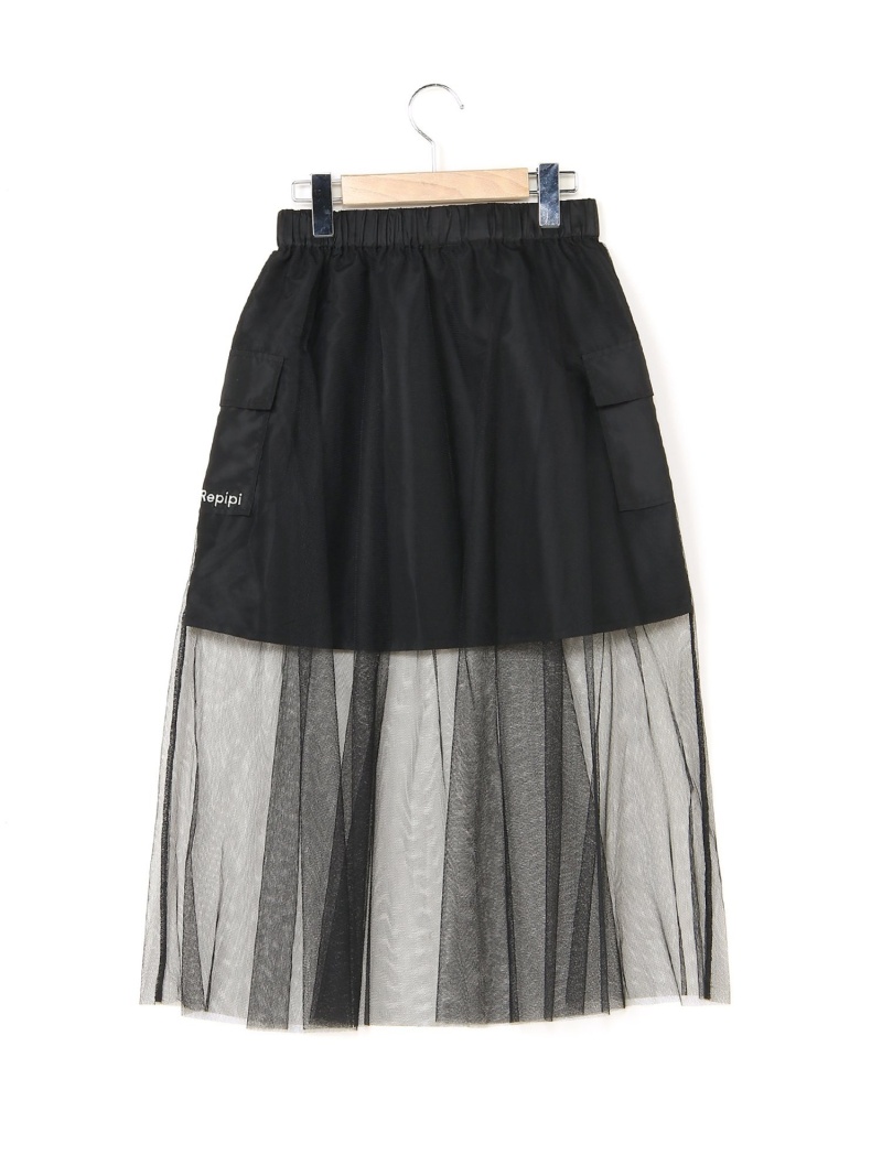 【楽天市場】[Rakuten Fashion]【SALE／50%OFF】ロングチュールカーゴスカート repipi armario レピピ