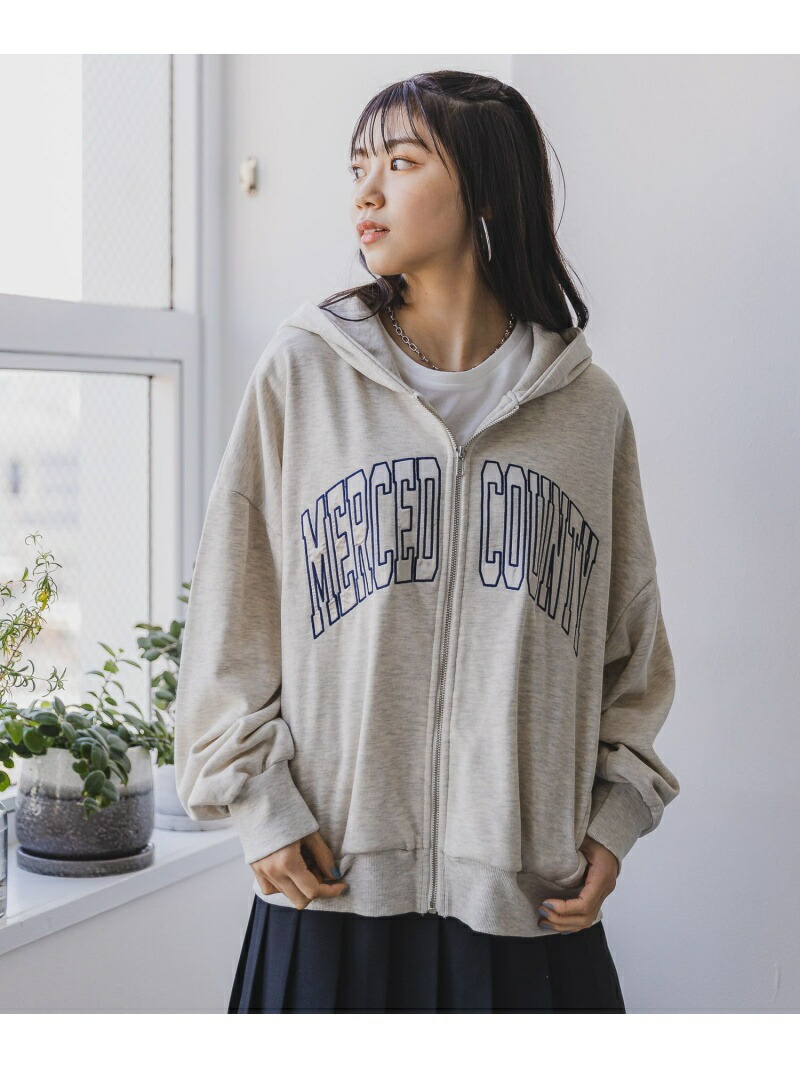 K SワッペンBIGPK LS ホワイト ブラック パーカー Rakuten グレー