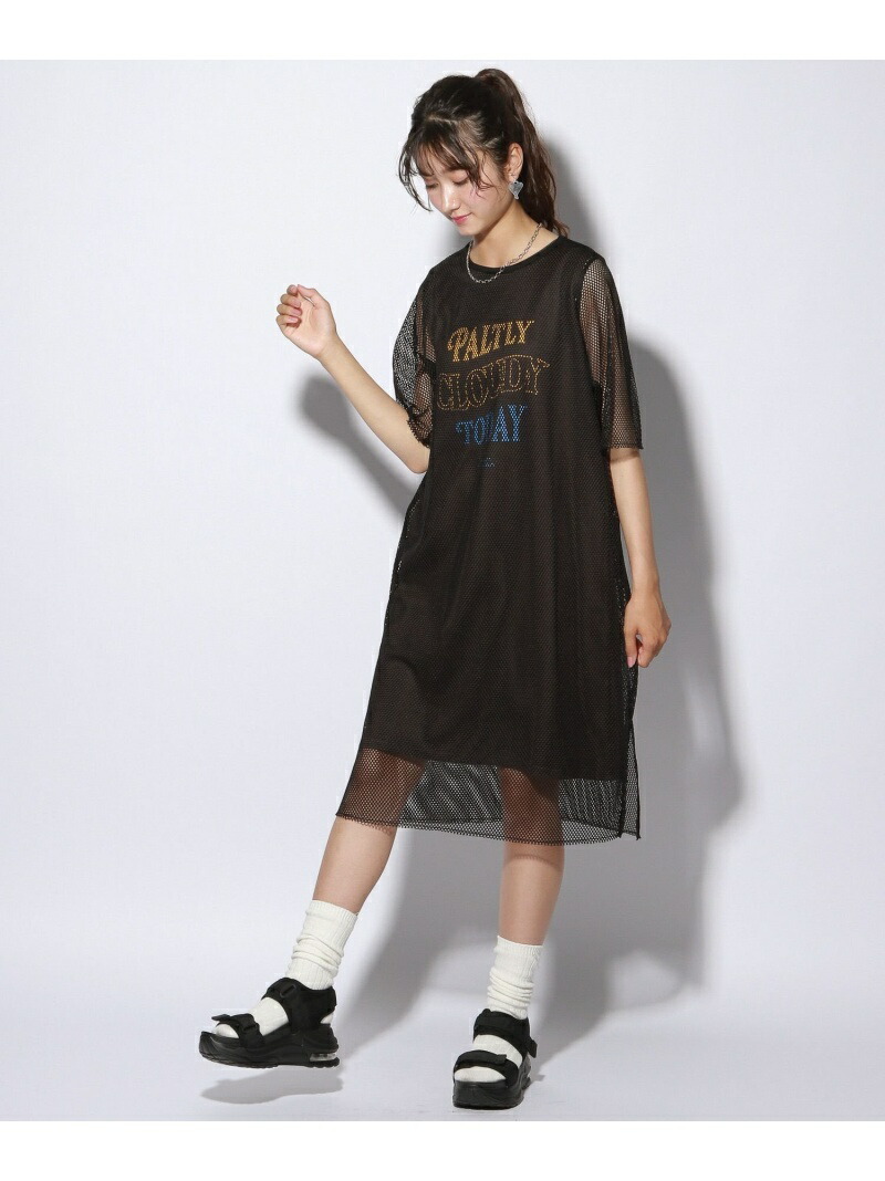 K メッシュプリントop レピピアルマリオ Repipi Armario ワンピース