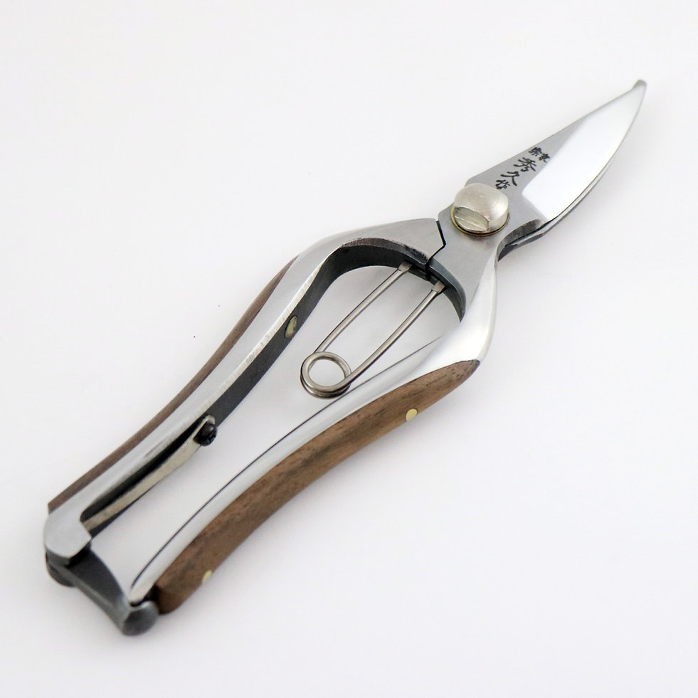 宗家秀久 外山刃物 木貼り万能剪定鋏 T-102（walnut）越後三条　外山刃物 9,636円
