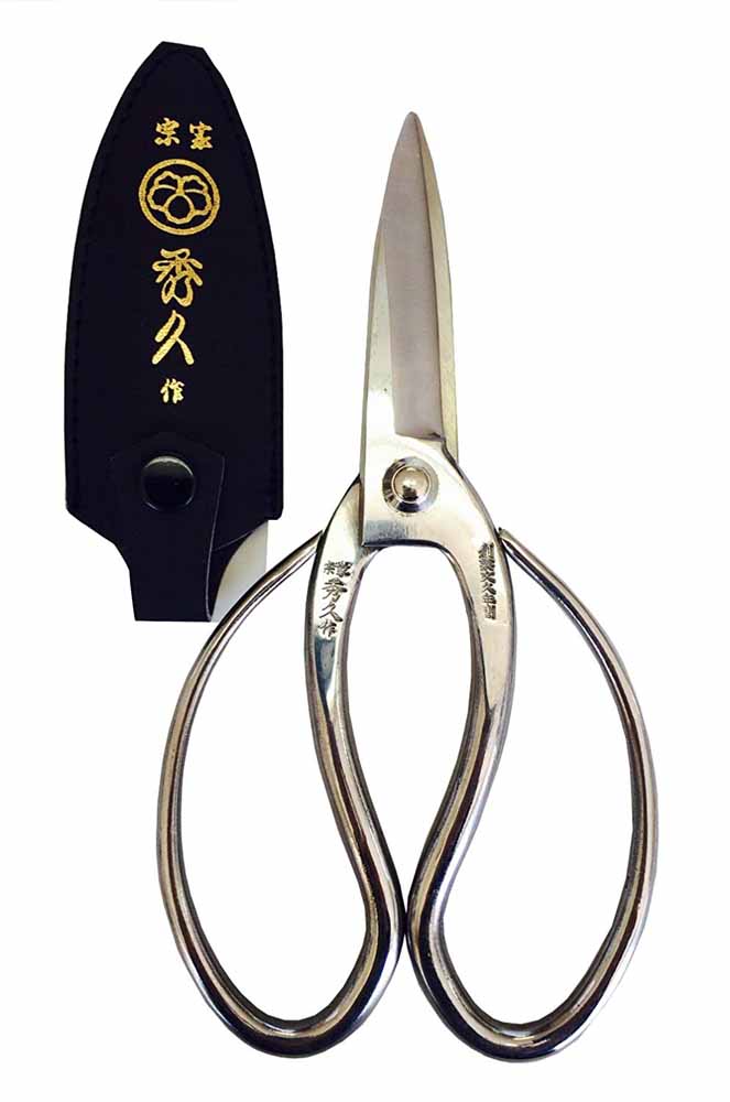 秀久 外山切り手 秀久 SUS440C 長刃大久保鋏 T-12 越後三条 外山切り手