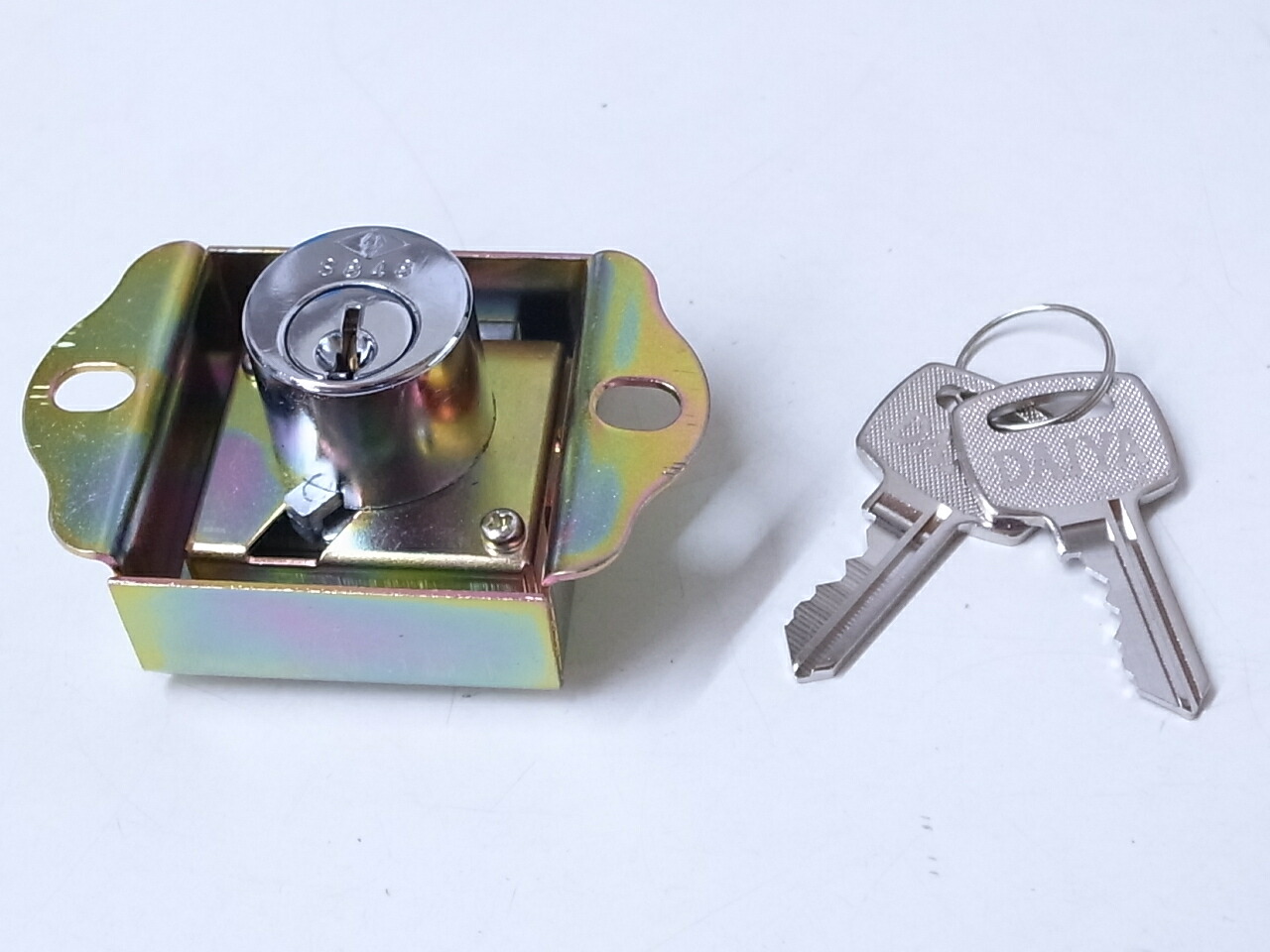 フクイFOLロッカー錠 LOCKER010(KR-15) DB書庫ロッカー錠LOCKER010(KR-47 KR47) 玄関 ドア 扉 修理