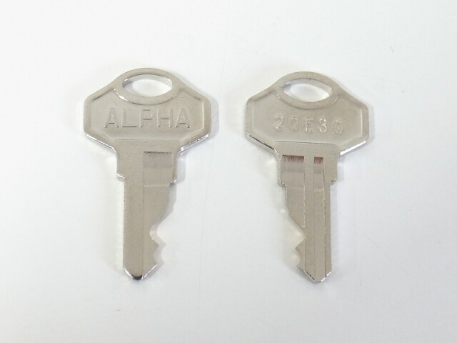 楽天市場】ALPHA（アルファ）1000番南京錠 45ミリ同一タイプ用純正子鍵
