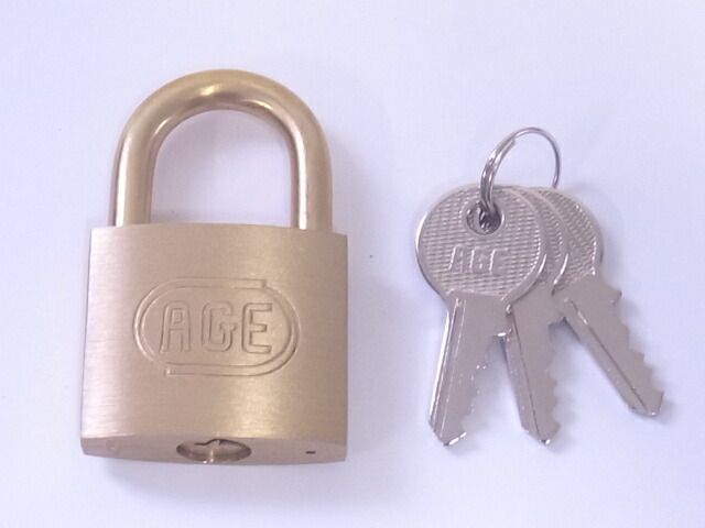 楽天市場】AGE 1060番南京錠 45ミリ同一（H3142番） : リプレ カギと