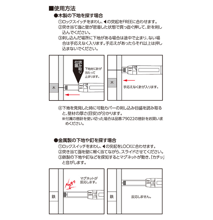 市場 シンワ マグネット付下地探し専用工具 どこ太 下地探し Basic 35mm