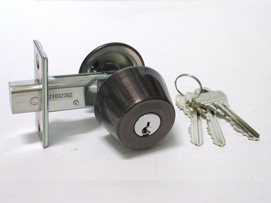 楽天市場】ミワロック自動施錠本締錠U9-ADT-1 扉厚33～42ミリ シルバー