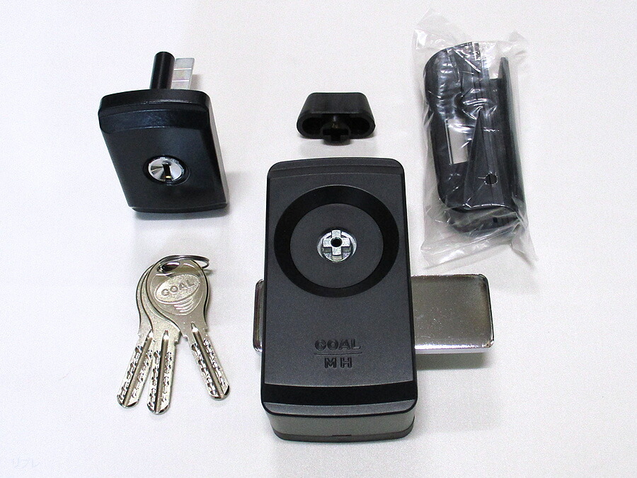 楽天市場】ミワロックUR-NDZ-1AT面付補助錠ステン色 受座付 扉厚33～42