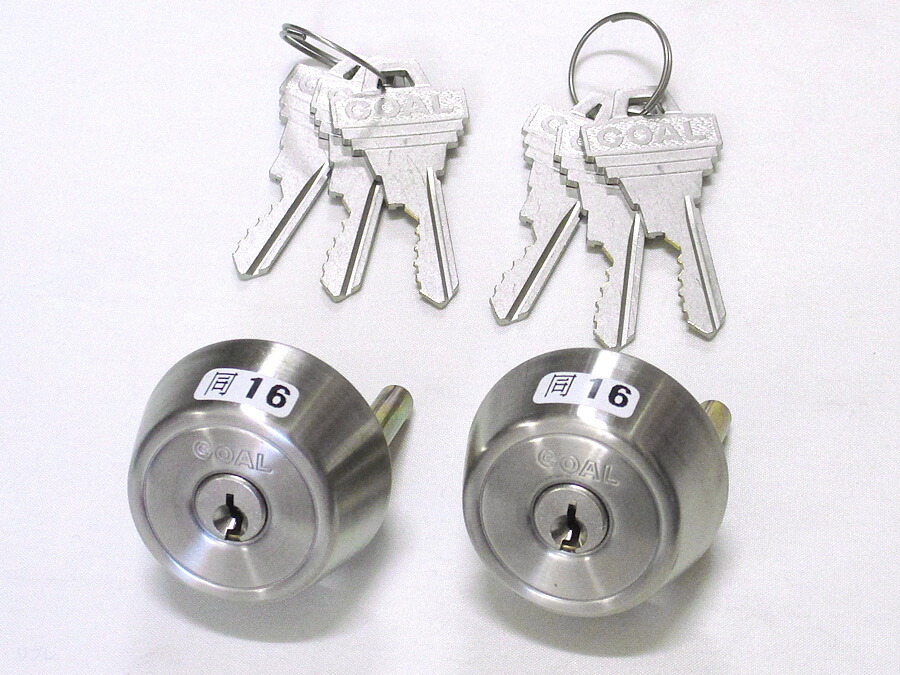 ゴール社対応ピンシリンダー TX28用　#11ケースシリンダー同一 GOAL-CY-720 (GCY-72 GCY72) テール刻印28 ☆☆GOAL ゴール☆GCY-72 TX28☆GOAL ゴール☆☆) 玄関 ドア 扉 修理 補修 交換 部品 パーツ