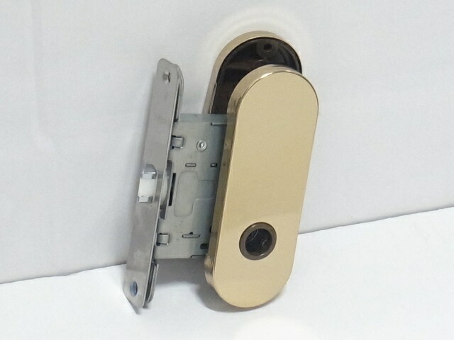 川口技研（GIKEN　ギケン）レバーハンドル用 小判座 空錠 6Rケースセット LVS　1K13-G　ゴールド色 バックセット51ミリ ☆☆技研　ギケン　GIKEN☆LS☆技研　ギケン　GIKEN☆☆ 玄関 ドア 扉 修理 補修 交換 部品 パーツ 7,920円