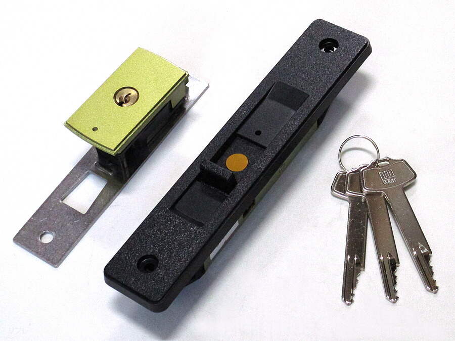 楽天市場】三協アルミ 引戸錠 KH-82 キー3本付 アルミサッシ 店舗 召合