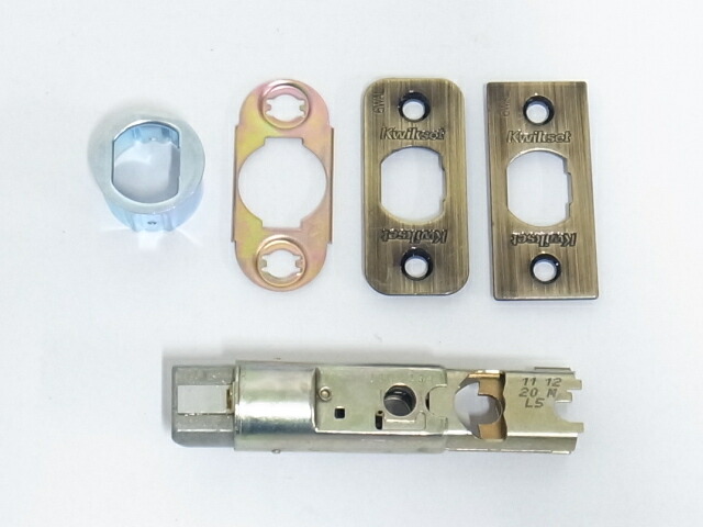 クイック書き割り （Kwikset）6WAYラッチ書き割り720 730（空錠、間仕切り錠）用 金管楽器ブロンズ色☆☆クイック書き割り Kwikset☆6WAYラッチ☆クイック書き割り Kwikset☆☆