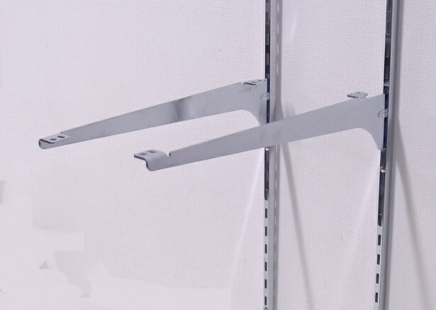 ロイヤル　木棚用ブラケット 左右セット R-132W/133W 呼び名：400 金物 R-132W/133W ロイヤル 木棚用ブラケット 400(2本1セットから販売