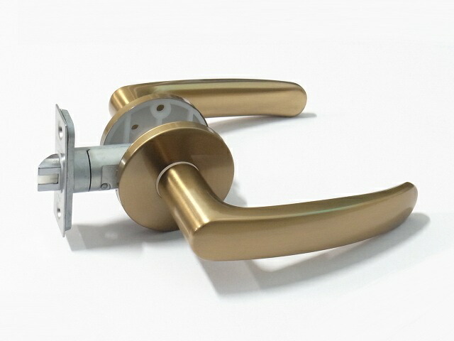 長沢製作所 室内用レバーハンドルチューブラ錠 丸座　空錠 TXS-1H01 GT色 ☆☆長沢 NAGASAWA ナガサワ☆TXS☆☆ ドア 扉 修理 補修 交換 部品 パーツ