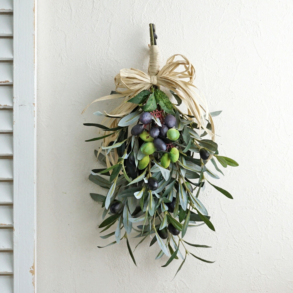 専用＊オリーブ　フェイクスワッグ oliveswag-3n.jpg