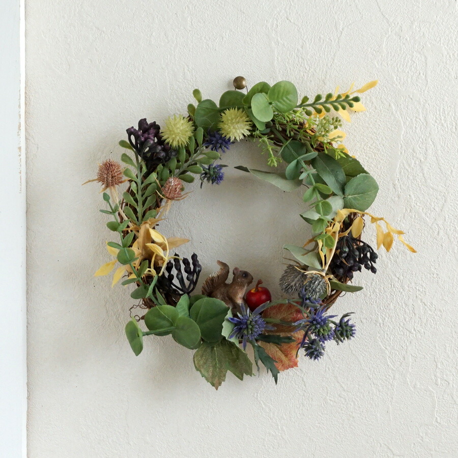 楽天市場】オークヴィレッジ 寄木のリース インテリア 玄関 出産祝い