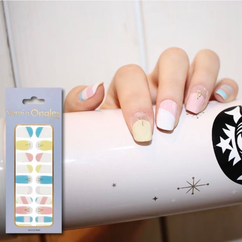 ネイルv07 シールネイル 貼るタイプネイル ネイルかわいい セルフ 使い捨てネイル キット 簡単