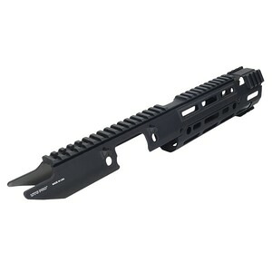 LEAPERS UTG PRO ハンドガード Monolithic M-LOK MP5用 エクステンデッド・レングス MTU055SSME リーパーズUTG フォアハンド フォアグリップ 先台 フォアエンド 前床 フォアアーム アングルグリップ レイルハンドガード ハンドレイル ピカティニーレール