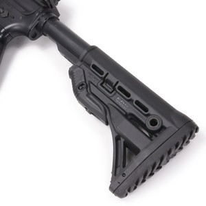 FAB Defense バットストック GL-SHOCK 衝撃吸収装置搭載 M4/AR15用 [ ブラック ] FABディフェンス ファブディフェンス 電動ガン ガスガン サバゲー装備 ミリタリーグッズ サバイバルゲーム 樹脂製ストック 樹脂製銃床 樹脂ストック ライフルストック 銃床 ガンストック