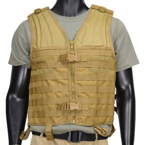 Rothco タクティカルベスト MOLLE対応 モジュラーベスト [ タン ] | ロスコ アサルトベスト ミリタリーグッズ ミリタリー用品 サバゲー装備 戦闘用ベスト 戦闘ベスト ミリタリーベスト アーマーベスト ロードベアリングベスト サバゲー ポリス LE装備 警察 戦闘用