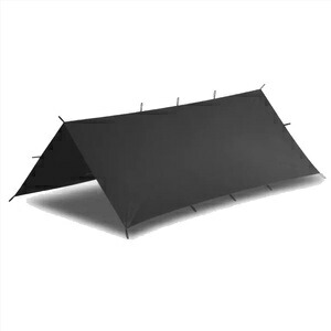HELIKON-TEX ポリエステル小型タープ 収納袋付 リップストップ生地 PO-STS-PO [ シャドーグレー ] 小型タープ ヘリコンテックス ポリエステル 日よけ 雨よけ レジャー アウトドア キャンプ