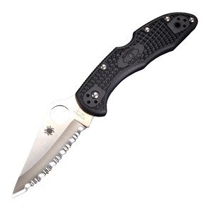 スパイダルコ 折りたたみナイフ デリカ4 VG-10 波刃 Spyderco 折り畳みナイフ フォルダー フォールディングナイフ ホールディングナイフ 折り畳み式ナイフ 折りたたみ式ナイフ 折畳ナイフ 折畳みナイフ 折畳式ナイフ 折込ナイフ 折込みナイフ