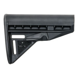 BCM バットストック Mod 3 滑り止めサイドグリップパネル装備 M4/AR15他対応 BCM-GFS-MOD-3 [ ブラック ] ビーシーエム ブラボーカンパニーマニュファクチュアリング 銃床 樹脂製 プラスチック 強化樹脂製 ライフルストック