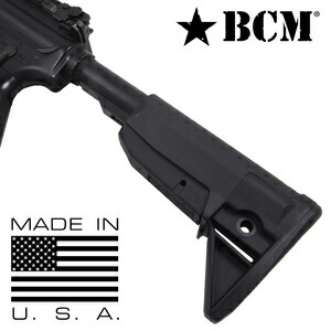 BCM ガンファイターストック GUNFIGHTER Mod.0 M4/AR15用 [ ブラック ] 米国製 Bravo Company Manufacturing ブラボーカンパニーMFG アメリカ製 Made in USA Stock Assembly buttstock バットストック 電動ガン ガスガン サバゲー装備 ミリタリーグッズ サバイバルゲーム