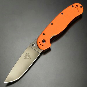 Ontario 折りたたみナイフ RAT Model 1 ライナーロック 8867OR オンタリオ ラット 折り畳みナイフ EDCナイフ オレンジハンドル G10 アウトドアナイフ キャンプ 登山 レジャー フォールディングナイフ 折り畳み式ナイフ 折りたたみ式ナイフ フォルダー 板ばねロック
