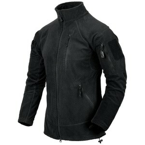 HELIKON-TEX 上衣 ALPHA TACTICAL JACKET グリッドフリース BL-ALT-FG [ 黒いこと / レギュラー/M大きさ ] ヘリコンテックス アルファ タクティカル グリッド フリース GRID FLEECE 軍用 前掛け 上衣 ミリタリー 正規陸軍 武装戦闘 揉み合い 活動の領域