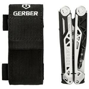 GERBER マルチプライヤー DUAL-FORCE デュアルフォース 12機能 シース付属 [ シルバー ] ガーバー マルチツール ペンチ ワイヤーカッター ドライバー ポーチ付き 十得ナイフ 万能プライヤー 万能ナイフ 万能ツール 万能ペンチ 多機能ペンチ 十徳ナイフ