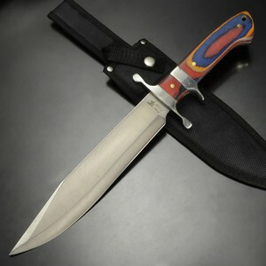 Frost Cutlery ボウイナイフ Frostwood ナイロンシース付属 F18316FW フロスト・カトラリー フロストウッド ナイロンシース 大型ナイフ サバイバルナイフ 狩猟ナイフ コンバットナイフ ブッシュクラフトナイフ ハンティングナイフ ボーイナイフ ブーイナイフ ジム・ボウイ