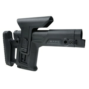 FAB Defense スナイパーストック RAPS フルアジャスタブル M4/AR15/SR25用 [ ブラック ] FABディフェンス ファブディフェンス 固定ストック Rapid Adjustment Precision Stock バットストック 樹脂製ストック 樹脂製銃床 樹脂ストック ライフルストック 銃床 ガンストック