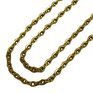 【楽天市場】アズキチェーン 真鍮製 クラフトパーツ 角柱 [ 10cm ] 小豆チェーン アクセサリー ネックレス ウォレットチェーン くさり ...