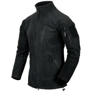 HELIKON-TEX 上衣 ALPHA TACTICAL JACKET グリッドフリース BL-ALT-FG [ 黒いこと / レギュラー/L大きさ ] ヘリコンテックス アルファ タクティカル グリッド フリース GRID FLEECE 軍用 前掛け 上衣 ミリタリー 正規陸軍 武装戦闘 揉み合い 活動の領域