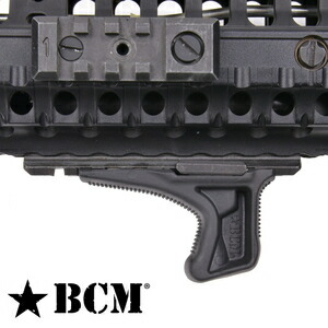 BCM フォアグリップ KAG キネスティック アングルドグリップ 1913ピカティニーレール用 [ ブラック ] 米国製 Bravo Company Manufacturing ブラボーカンパニーMFG アメリカ製 Made in USA アングルフォアグリップ ハンドストップ ラバーグリップ ハンドガン カスタムパーツ