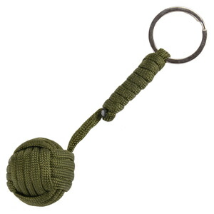 猿玉さん専用 楽天市場】パラコードキーホルダー 猿玉 鉄球入り [ オリーブドラブ